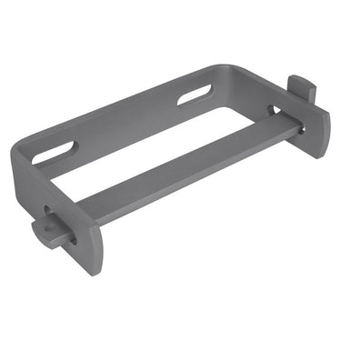 Ex-Cell Indestructible Silver Double Roll Tissue Dispenser